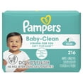 thumbnail image 6 of Pampers Baby Wipes, Complete Clean Fragrance Free 3X Pop-Top Pack, 216 Count Unscented 216 Count (Pack of 1), 6 of 13