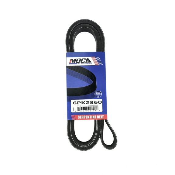 MOCA AUTOPARTS 6PK2360 Serpentine Belt for 13-17 Buick Enclave 3.6L & 03-04 Cadillac Escalade 5.3L & 08-09 Chevrolet Equinox 3.6 & 13-16 GMC Acadia 3.6L & 2018 Land Rover Discovery 3.0L and More