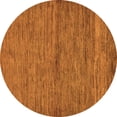 thumbnail image 1 of Ahgly Company Indoor Round Abstract Orange Modern Area Rugs, 5' Round, 1 of 4