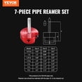 thumbnail image 2 of VEVOR PVC Pipe Reamer Tool Pipe Fitting Socket Saver Aluminum Alloy for SCH 40, 2 of 9