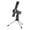 Gray, variant on M Buder USB Microphone Metal Capacitive Plug and Play Desktop Recording Mic with Tripod for Computer Gaming Conference Video 4 Polarity Modes Gray 9.06 inches / 23.01 cm
