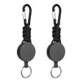 thumbnail image 1 of MesaSe 2Pcs Key Chains With Carabiner 60cm Extendable Steel Wire Multifunctional Extendible ID Holder Outdoor Anti-lost Retractable Keychain, 1 of 6