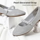 thumbnail image 3 of Zapatos Mary Jane para Niñas DREAM PAIRS Talla 11 Plata, 3 of 6