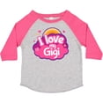 thumbnail image 3 of Inktastic I Love My Gigi Grandma Grandchild Girls Toddler T-Shirt, 3 of 5
