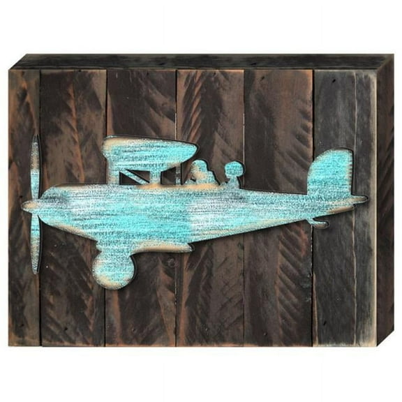 Aviator Art on Board Wall Decor