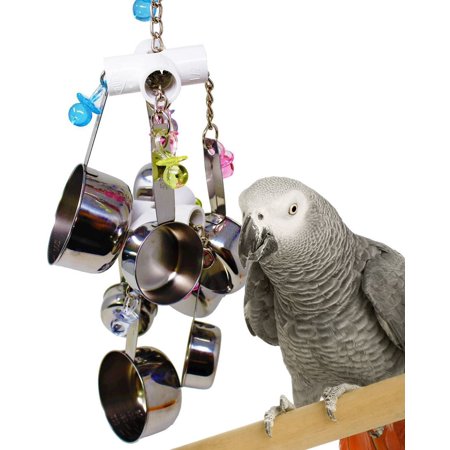 Cage Accessories That Hang And Provide A Source Of Enrichment For Parrots