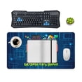 thumbnail image 3 of Geometry Dash Geometry Dash Gaming Mouse Mat Large Mouse Mat Extended Mouse Pad Desk Mat Non-Slip Rubber Mice Pads Stitched Edges for Computer, Office, Keyboard And Laptop, 3 of 7