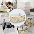 thumbnail image 4 of Cabinet Storage Basket 11.02x11.02x11.02 Inches Storage Box Foldable, Storable and Easy to Assemble ，Open Home Storage Bins ，Closet Storage Bins Beige Rose, 4 of 8