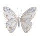 thumbnail image 2 of Adornos navideños de plástico decorativos de malla hueca plateada de alta gama, doble capa, con forma de mariposa, accesorios para árbol de Navidad, decoración navideña, decoración de Halloween, decor, 2 of 6