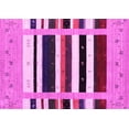 thumbnail image 1 of Ahgly Company Indoor Rectangle Abstract Pink Contemporary Area Rugs, 2' x 5', 1 of 4