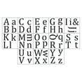 thumbnail image 4 of Hello Hobby Cardstock Stencils, Value Pack, Large Alphas & Numbers Serif Type, 5” & 3.6", 53 Pcs, 4 of 6