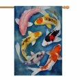 thumbnail image 1 of Bandera AOYEGO Watercolor Pez, 70 x 100 cm, poliéster, doble cara, 1 of 4