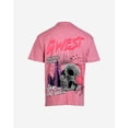 thumbnail image 4 of G West Mens Oversized Jams Of The Undead Tee Pink Size- Small, 4 of 5