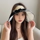 thumbnail image 5 of Sombrero de 56-60cm con circunferencia ajustable, sombrero de copa vacío, sombrero de protección solar de ala grande de verano para mujer, sombrero de playa ajustable, 5 of 5