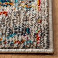 thumbnail image 3 of Safavieh Madison Collection MAD474F Boho Distressed Medallion Non-Shedding Stain Resistant Living Room Bedroom Accent Rug, 2'2" x 4', Grey / Gold, 3 of 4