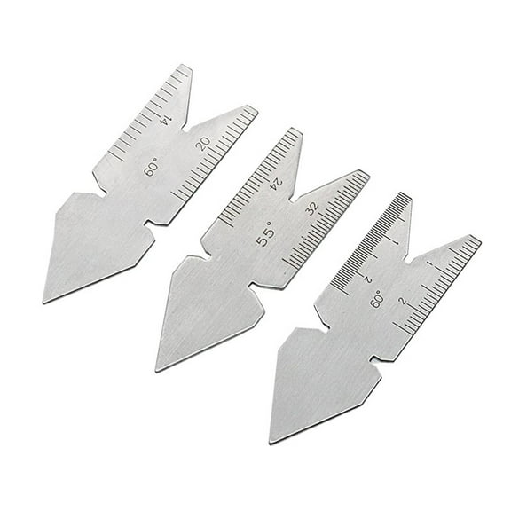 Stainless Steel Fishtail Center Gauge Screw Thread Lathe Cutting Tool 55°& 60°