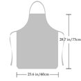 thumbnail image 3 of MOMOONNON Delantal Dirndl Delantal Alemán Lederhosen Oktoberfest Cocina Bávara Cocinar Asar Barbacoa Hornear Delantal para Mujer, 3 of 3
