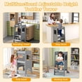 thumbnail image 2 of Taburete de cocina Montessori para niños pequeños Standing Tower INFANS, 2 of 9