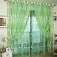 thumbnail image 1 of Ayyufe Window Sheer Valance Floral Curtain Bedroom Home Room Wedding Party Decor, 1 of 8