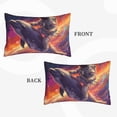 thumbnail image 2 of Daiia Astronaut Dolphin Bedding Waterproof Pillow Protector Zippered Queen – Bed Bug Proof Pillow Encasement-20"x30", 2 of 6