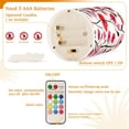 thumbnail image 5 of Yayeee Flameless Candles with Remote Flickering Battery Operated Multi Color Changing, Pink Floral, 5 of 7