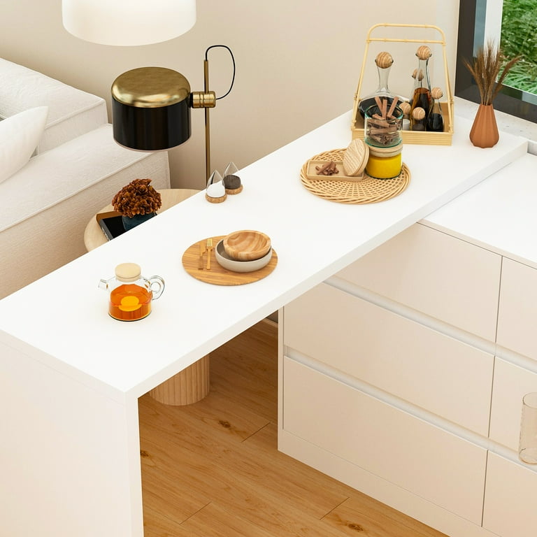 AIEGLE L-Shaped Desk & 6 Drawer Dresser, Combo Bedroom AIEGLE L-Shaped Desk & 6 Drawer Dresser, Combo Bedroom