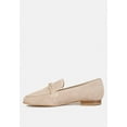 thumbnail image 2 of ECHO Suede Leather Braided Detail Loafers In Sand, 2 of 4