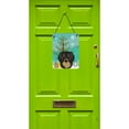 thumbnail image 2 of Caroline's Treasures BB1585DS1216 Christmas Tree and Longhair Black and Tan Dachshund Wall or Door Hanging Prints,, 2 of 2