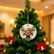 thumbnail image 5 of Colgante De Rbol De Navidad Con Animales Del Bosque De 8 Cm, Regalo Navideo, Cristal, Bonito Adorno, Tamao Pequeo, Para Decoracin Del Hogar, Paquete De 1, Rojo, UKHBMC, 5 of 9