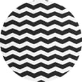 thumbnail image 1 of Ahgly Company Machine Washable Indoor Round Abstract Gray Contemporary Area Rugs, 7' Round, 1 of 1
