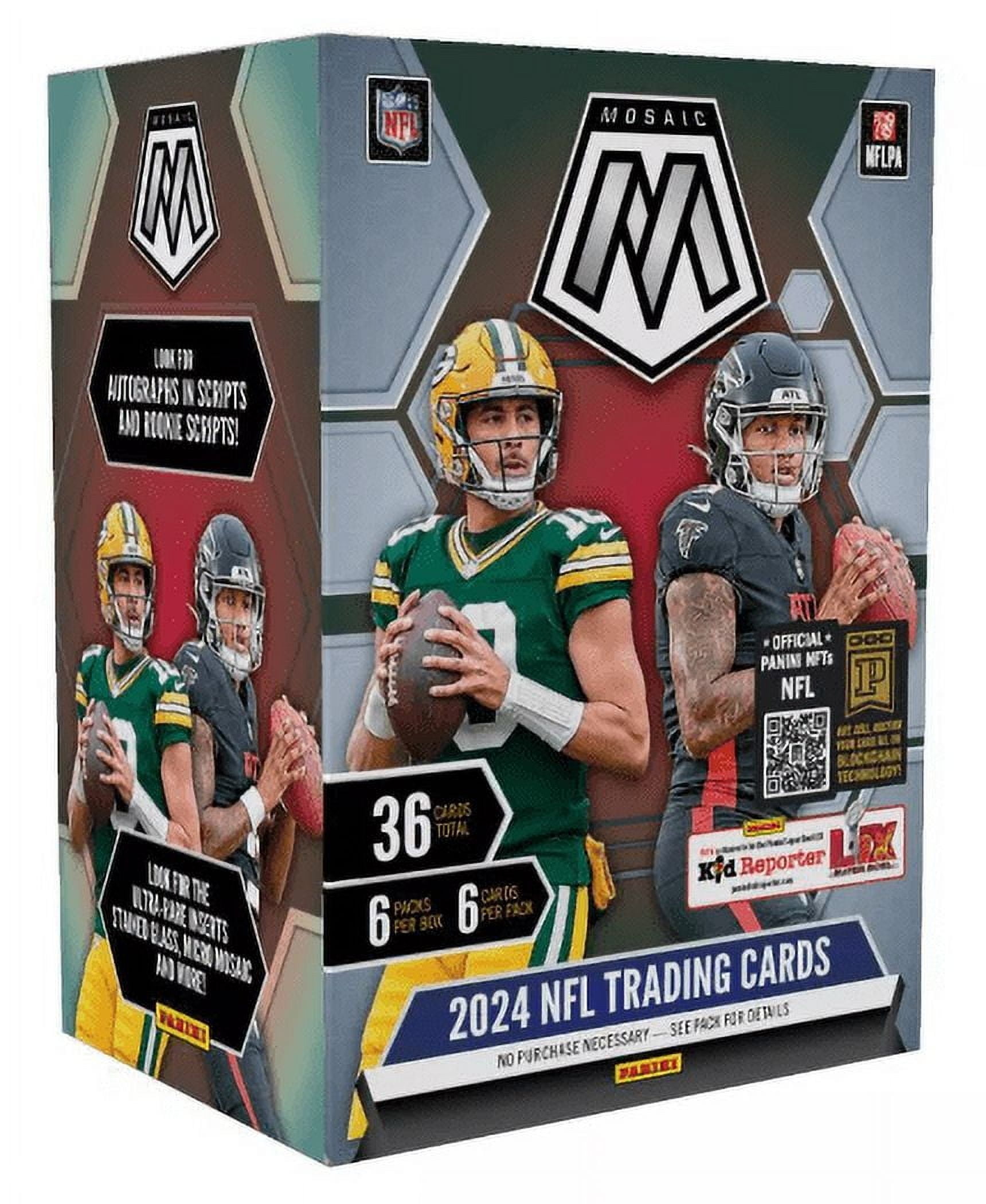 Panini 2024 NFL Mosaic Football Trading Cards Mega Box, Reactive