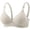 Gray #8, variant on Bras for Women Solid Color Everyday Comfortable Daily Wear Simple Design Basic Bra Soft Material and Comfy Fit Bras Gray 44