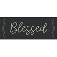 thumbnail image 2 of Allen, Kimberly 14x8 White Modern Wood Framed Museum Art Print Titled - Blessed, 2 of 4