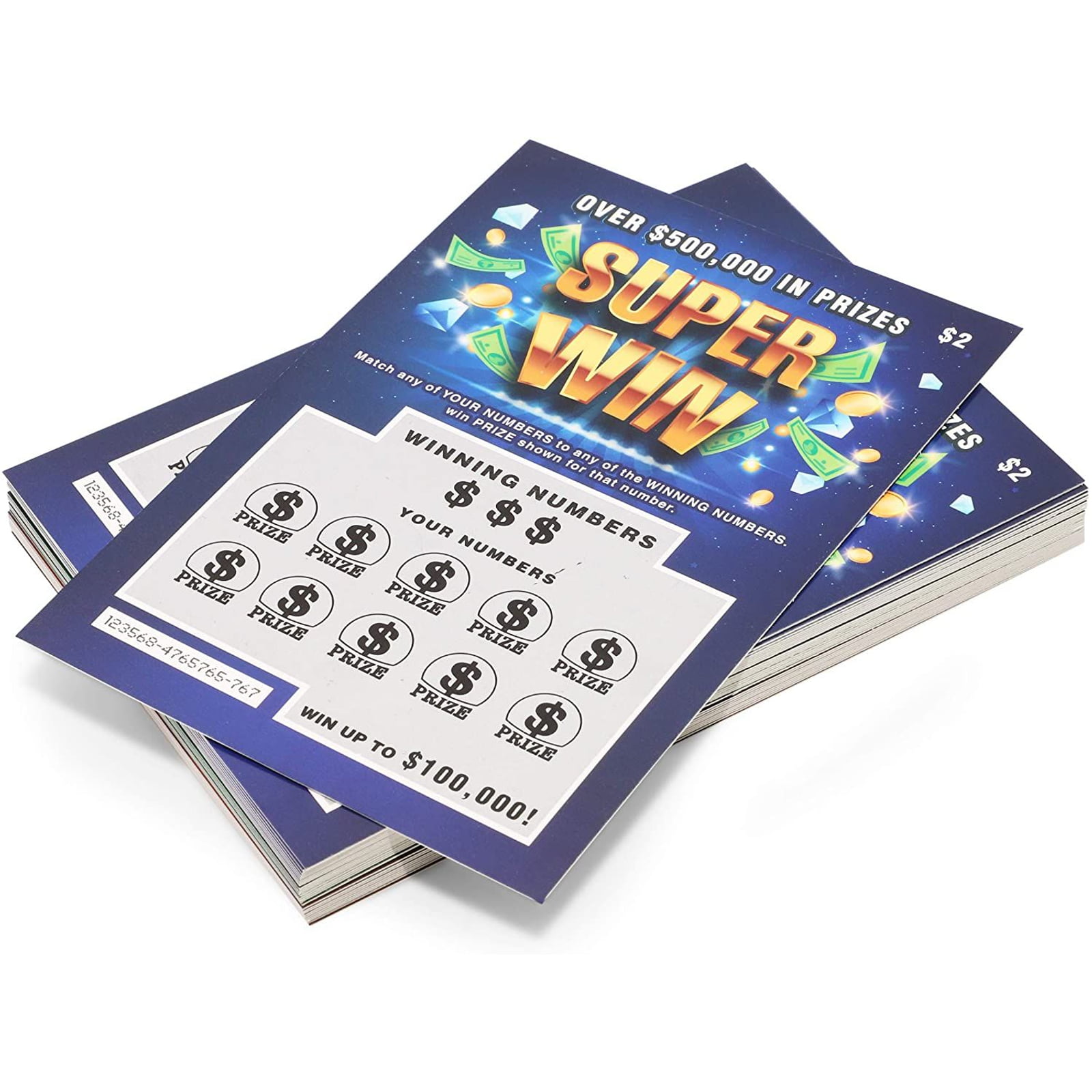  STOYKİS 10 Fake Lottery Tickets and Scratch Off Cards