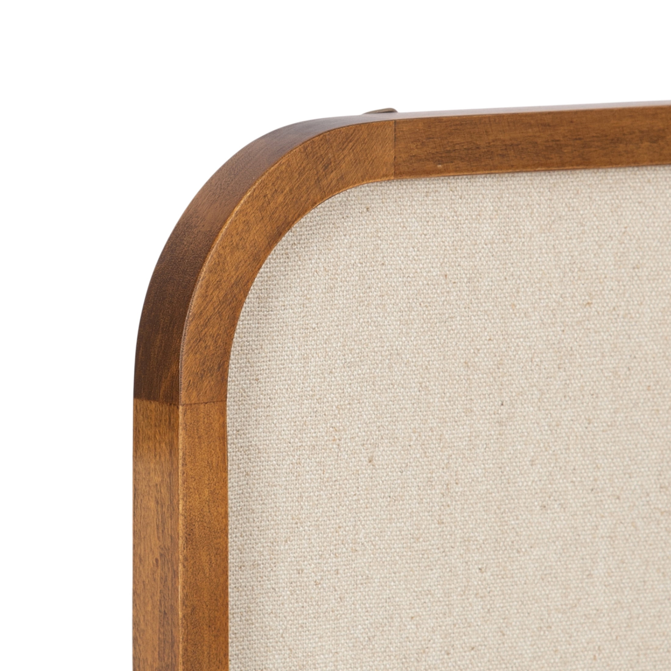 Kate and Laurel Hutton Transitional Wall Pinboard, 12 x 24, Natural Rustic, Modern Rounded Rectangle Wall Organizer for Use as Cork Board, Vision Board, or Bulletin Board
