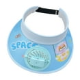 thumbnail image 2 of Sombrero de visera con ventilador Strade Fareast Limited para niños Azul, 2 of 8