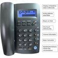 thumbnail image 3 of Y043 Corded Telephone with Speer, Display, Basic Calculater and Caller ID, Black, 3 of 5