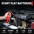 thumbnail image 2 of LOKITHOR JA400 Portable Jump Starter with Air Compressor (7.5L Gas & 5.5L Diesel), 1750A 12V Jump Box, 150PS 40LPM Tire Inflator, 60W Fast Charge, LED, 2 of 9