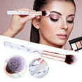 2PCS Makeup Beauty Tools Makeup Texture Highlight Brush Beginner Loose Powder Single,Blending