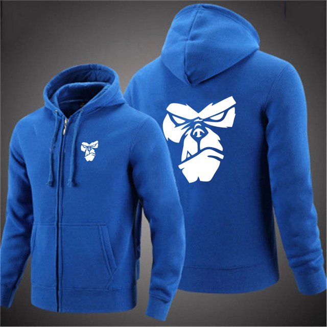 Sudadera con capucha de marca para hombre con cara de gorila, sudadera con capucha de jacquard, sudadera con capucha de forro polar para hombre, sudadera con capucha para hombre