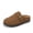 Brown, variant on Pennysue Women Clogs Slip On Suede Mule Shoes Buckle Arch Support Comfortable Casual House Slippers Outdoor Work