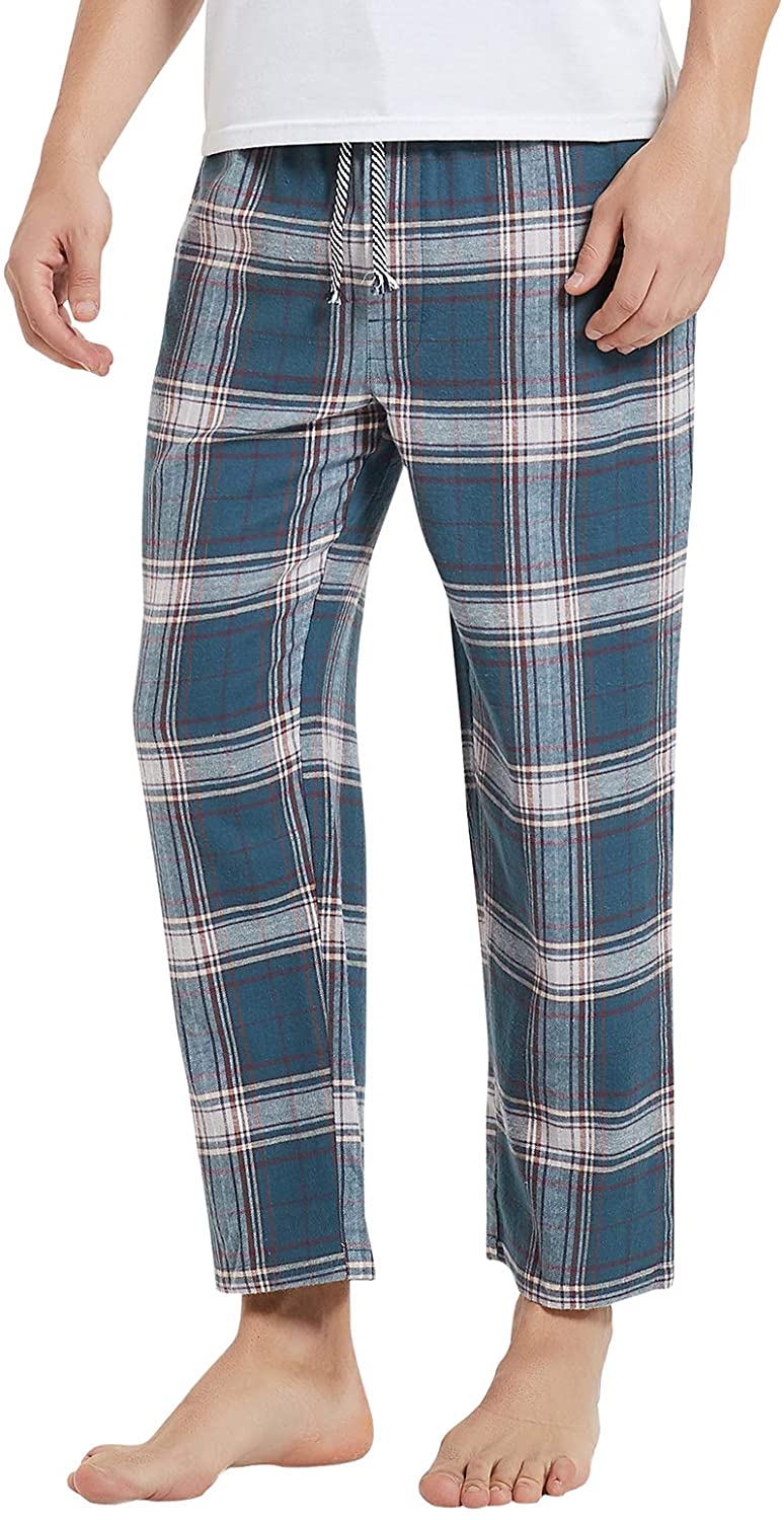 Men's Pajama Pants Comfy Mens Plaid 