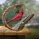 thumbnail image 4 of Resina Pájaro Adornos Decoración de pared Artesanía Artesanía Escultura animal hecha DIY Cardenal en una rama para decoración de DYNWAVEMX pequeña estatua de pájaro, 4 of 7