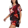 thumbnail image 2 of Lsque The Binding of Isaac Women's Short-Sleeved Pajama Set - 2 Piece Soft and Lightweight Sleepwear Set-3X-Large, 2 of 9