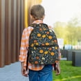 thumbnail image 6 of Yiaed Pumpkin Print School Backpack College Backpack Daypacks for Students High School Spacious and Durable Daypack for Work and Travel-One Size, 6 of 6