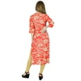 thumbnail image 6 of Bimba Women Straight Kurta Kurti Front Opening Printed Tunic Casual Summer Blouse, 6 of 7