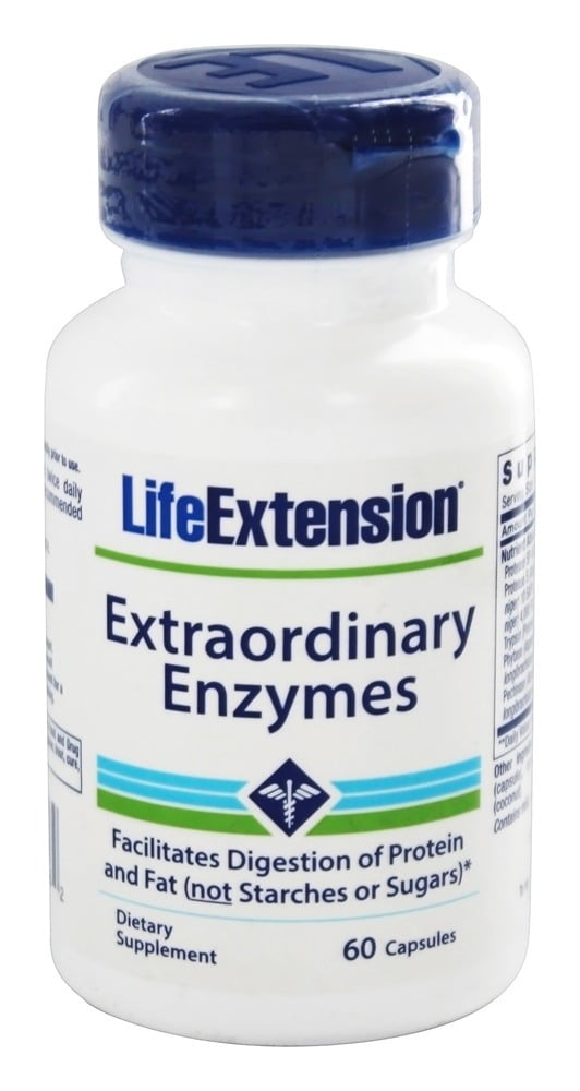 Life Extension Extraordinary Enzymes 60 Capsules