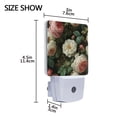 thumbnail image 4 of Yayeee LED Plug in Night Light for The Home with Auto Dusk to Dawn Light Sensors, 2 Pack, White and Pink Roses, 4 of 6