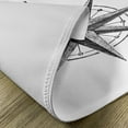 thumbnail image 5 of Ambesonne Compass Place Mats Set of 4, Seamanship Sail, Standard Size, Charcoal Grey White, 5 of 6