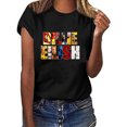 thumbnail image 1 of T-shirt à Manches Courtes Imprimé Blillis pour Femme, 1 of 1